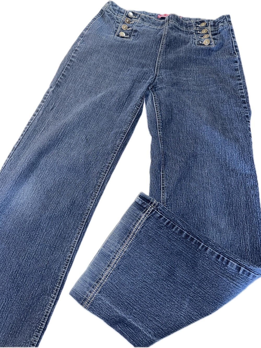 COS Women's Flare Jeans in Dark Blue Denim - Picture 1 of 6